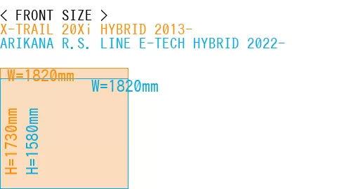 #X-TRAIL 20Xi HYBRID 2013- + ARIKANA R.S. LINE E-TECH HYBRID 2022-